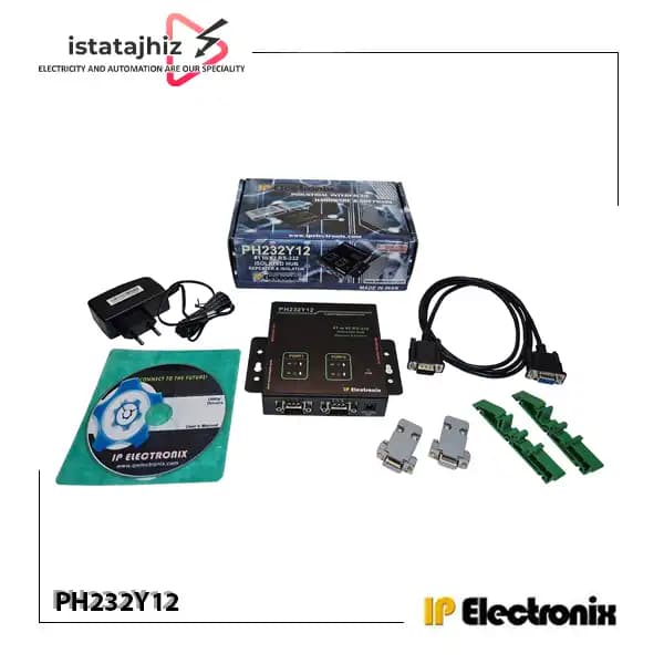 مبدل و ریپیتر RS-232 یک به دو IP Electronix PH232Y12 — تصویر ۴
