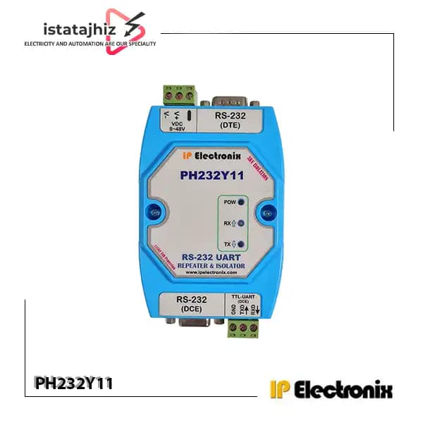 مبدل و ریپیتر RS-232 ایزوله IP Electronix PH232Y11