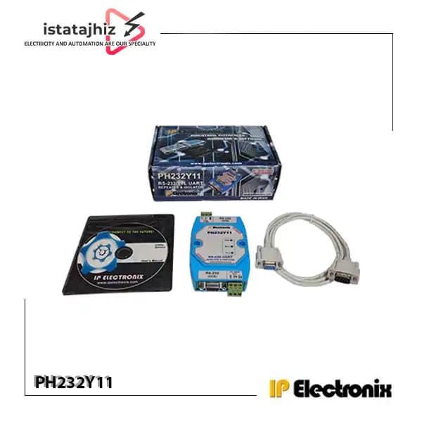 مبدل و ریپیتر RS-232 ایزوله IP Electronix PH232Y11 — تصویر ۳
