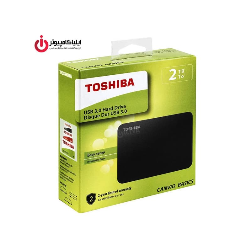 هارد دیسک اکسترنال USB3.2 توشیبا مدل TOSHIBA Canvio Basics 2TB — تصویر ۶