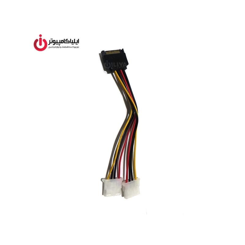 تبدیل برق 2 پاور نر IDE Molex به SATA مادگی