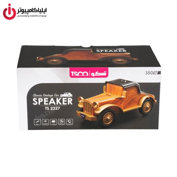 اسپیکر بلوتوث و قابل حمل طرح خودرو تسکو مدل TS 2327 — تصویر ۳