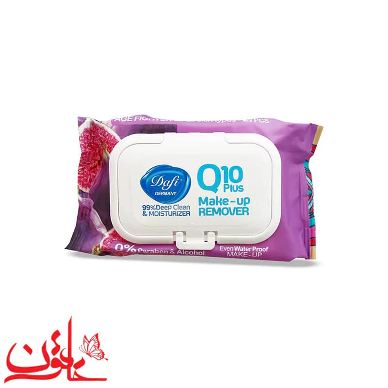 دستمال مرطوب میوه ای دافی مدل Q10 بسته 50 عددی — تصویر ۳