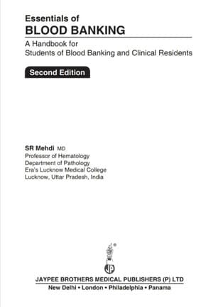 دانلود کتاب Essentials of Blood Banking.2E