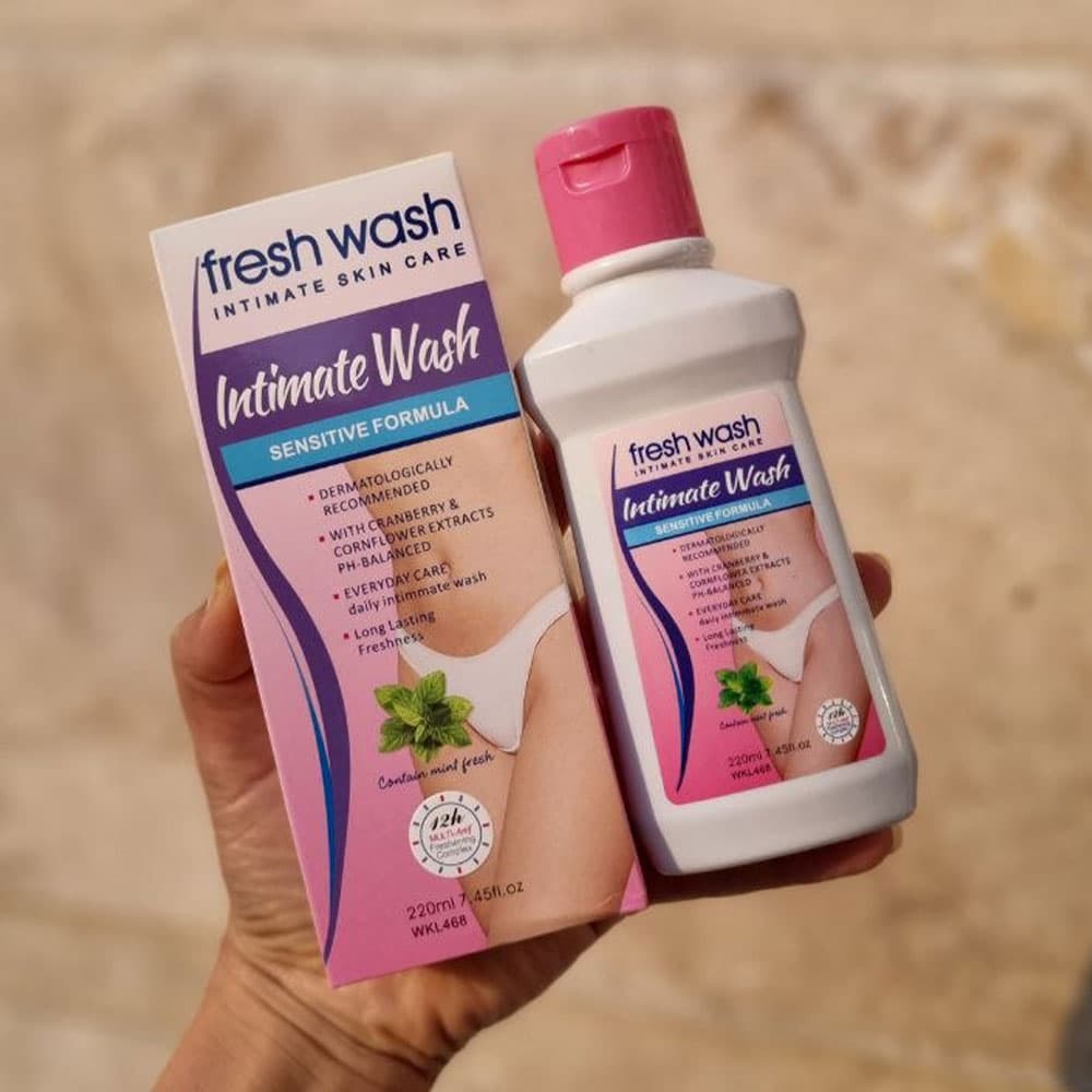 ژل شستشوی بهداشتی بانوان ووکالی مدل Fresh Wash حجم 220 میلی‌لیتر