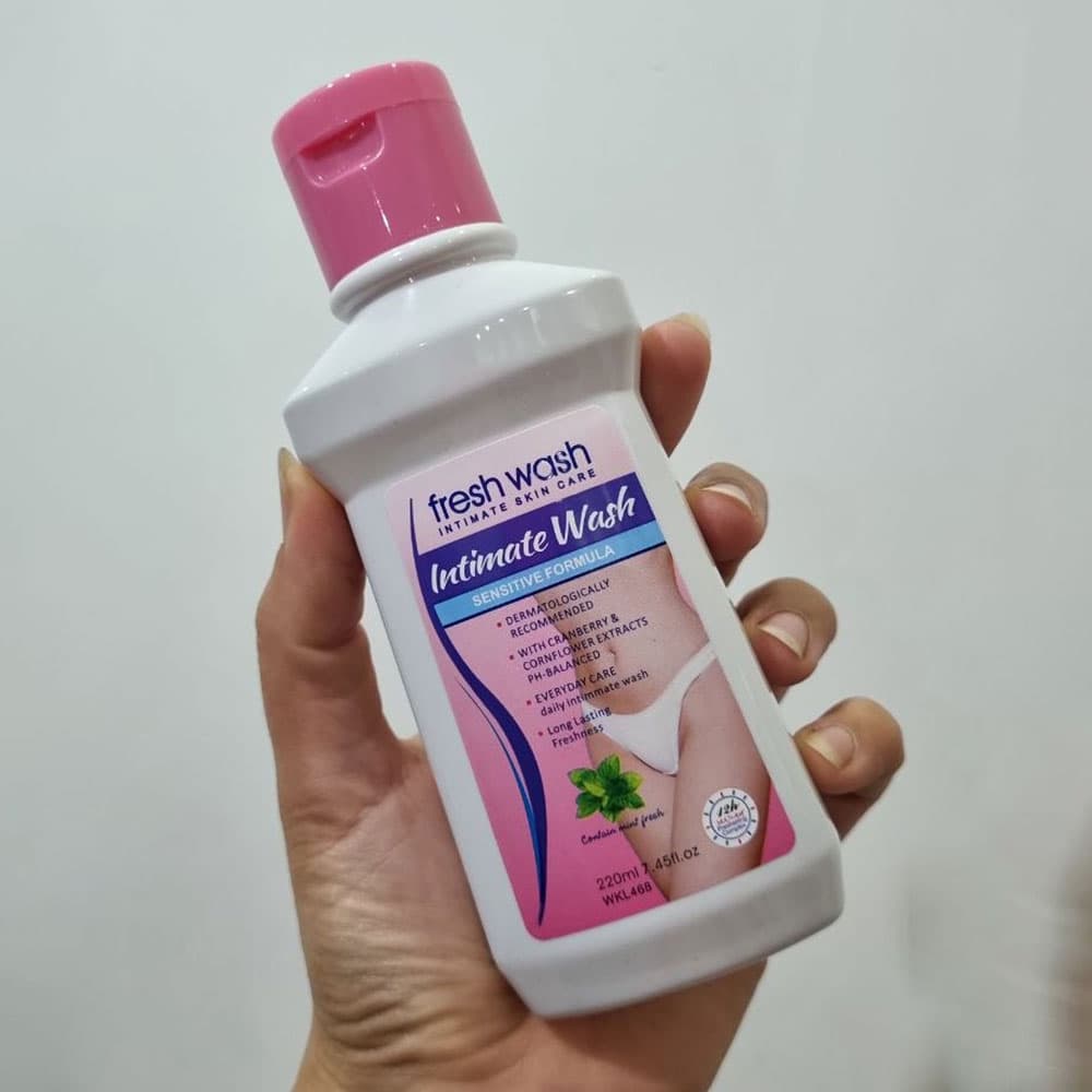 ژل شستشوی بهداشتی بانوان ووکالی مدل Fresh Wash حجم 220 میلی‌لیتر — تصویر ۲