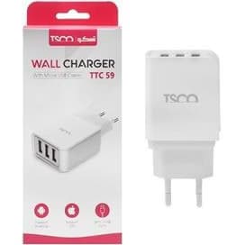 شارژر دیواری تسکو مدل TTC 59 با کابل میکرو کد k9847