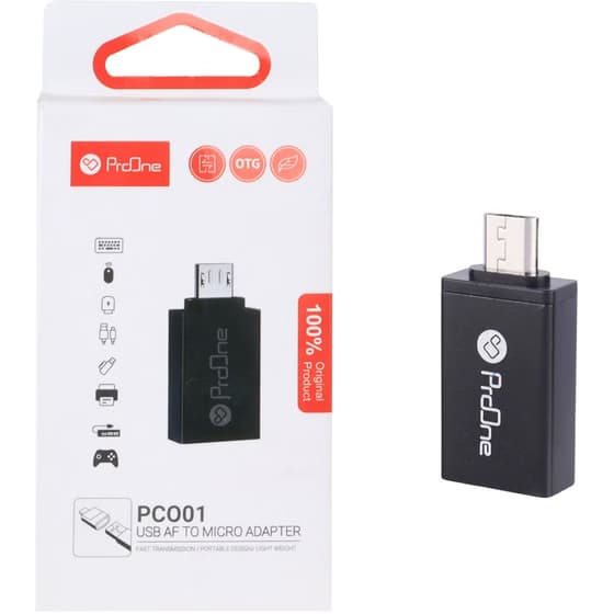 تبدیل (otg) ProOne MicroUSB To USB مدل PCO01 کد k9841