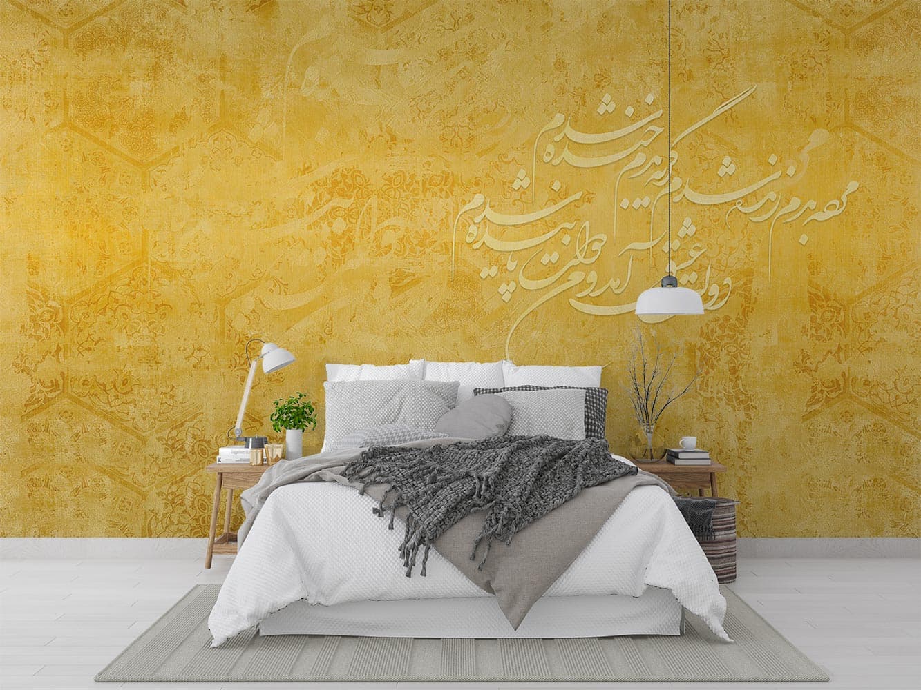 پوستر دیواری لاکچری شعر M10042700 — تصویر ۲