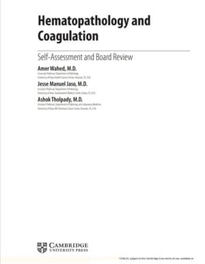 دانلود کتاب Hematopathology and Coagulation Self Assessment and Board Review