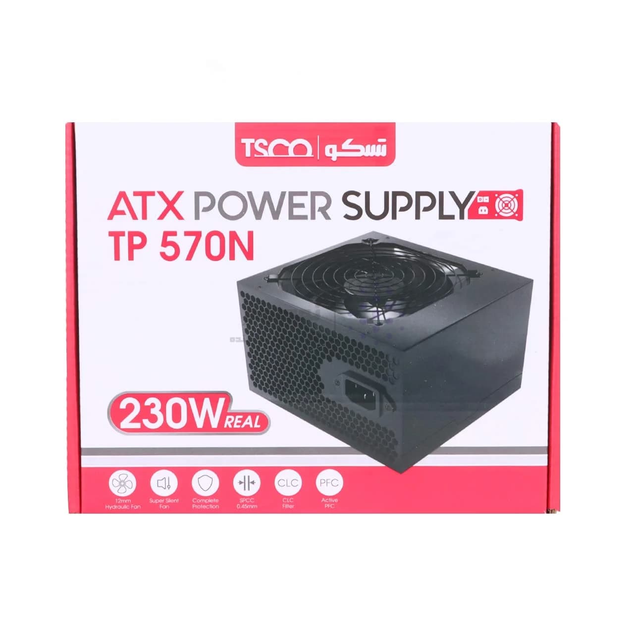 منبع تغذیه کامپیوتر TSCO مدل TP 570N — تصویر ۶