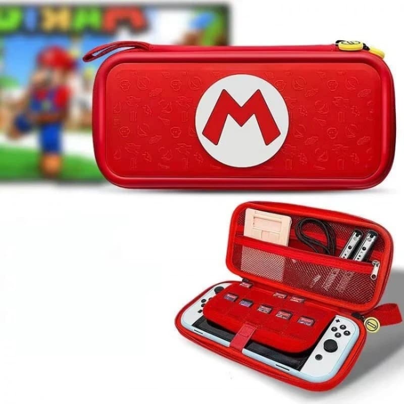 کیف کنسول بازی Nintendo Switch OLED طرح Super Mario Logo — تصویر ۳