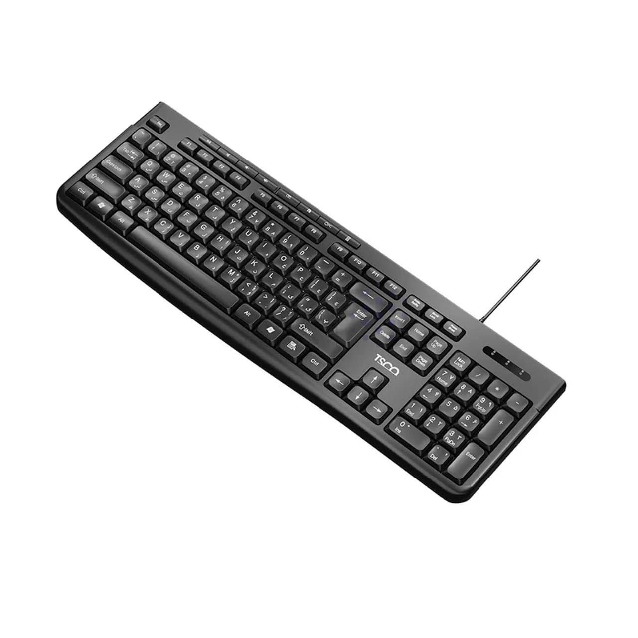 کیبورد باسیم TSCO مدل TK 8025 – مشکی — تصویر ۳