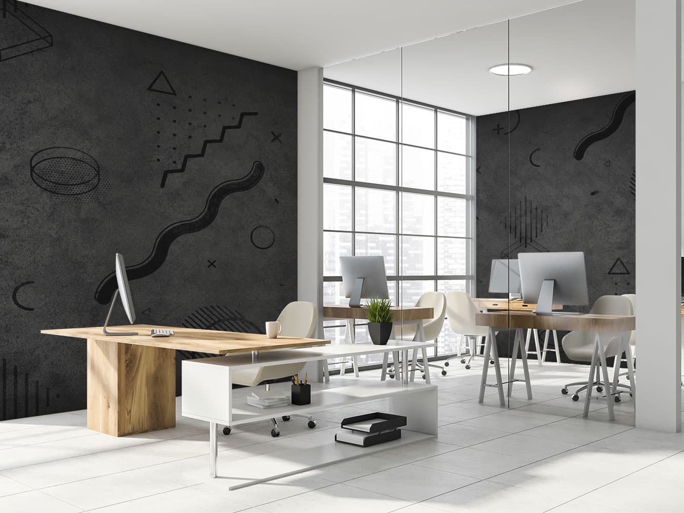 پوستر دیواری اشکال هندسی M10029400
