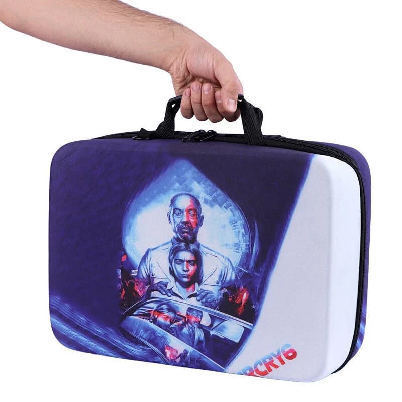 کیف کنسول بازی PS5 Slim طرح Far Cry 6 + نگهدارنده هدست — تصویر ۵