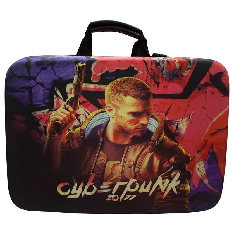 کیف کنسول بازی PS5 Slim طرح Cyberpunk 2077 کد 4