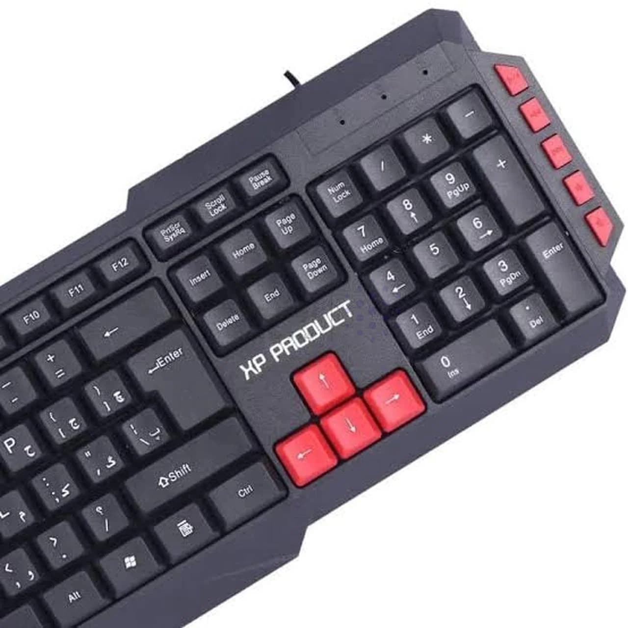 کیبورد باسیم گیمینگ XP Product مدل XP-8100U – مشکی — تصویر ۲