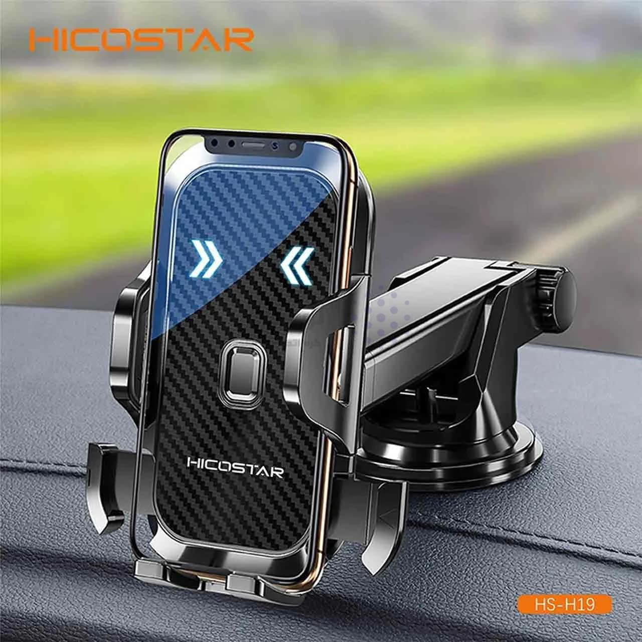هولدر گوشی موبایل پایه دار Hicostar مدل HS-H19 – مشکی — تصویر ۴