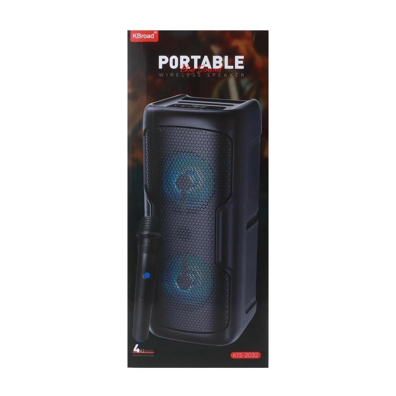اسپیکر بی سیم BIG SOUND مدل KTS-2032 – مشکی – ASP (گارانتی شش ماهه آروین سپهر) — تصویر ۶