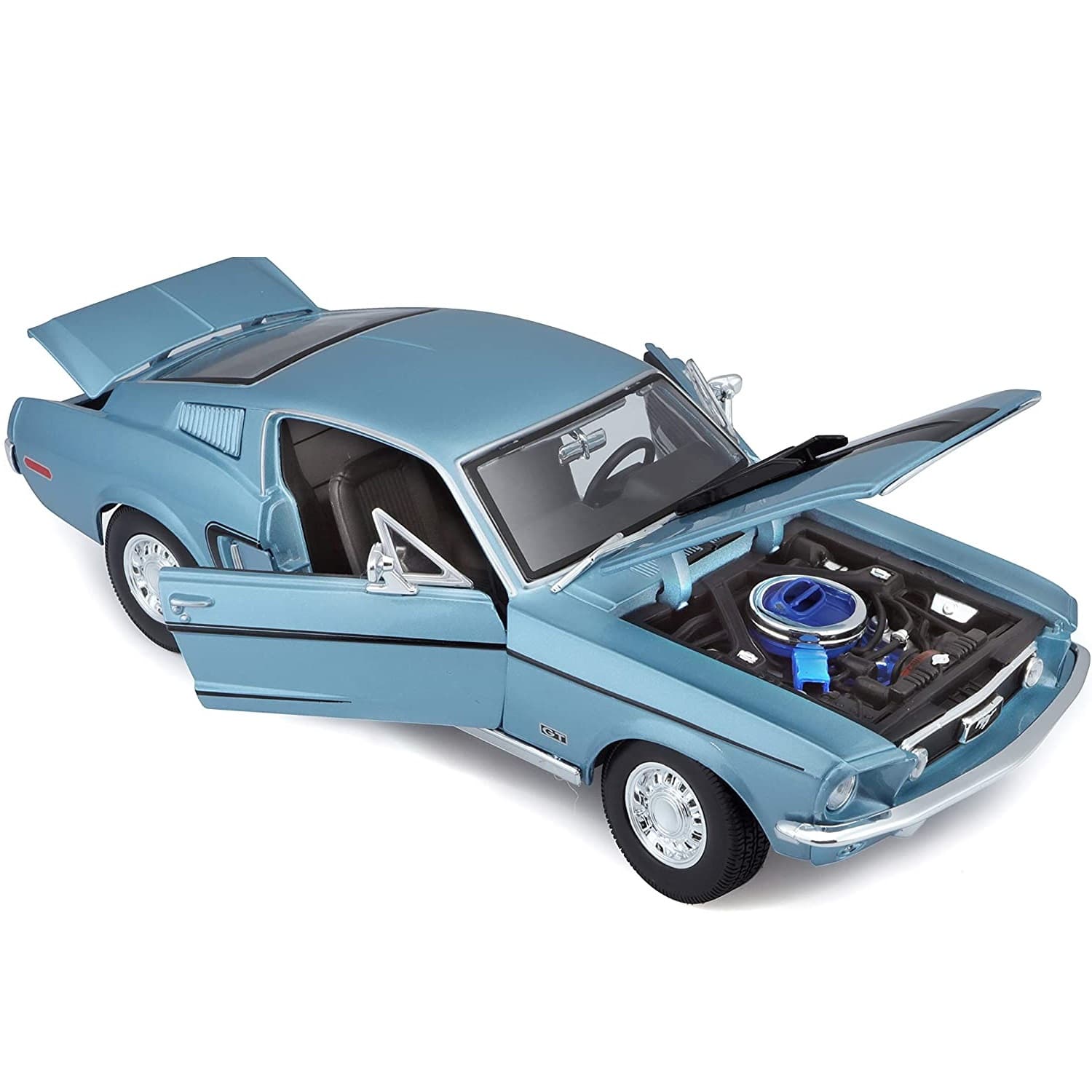 ماشین بازی مایستو مدل 1968 Ford Mustang GT Cobra Jet Hard Top — تصویر ۸