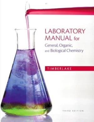 دانلود کتاب Karen C Timberlake Laboratory Manual for General, Organic, and Biological