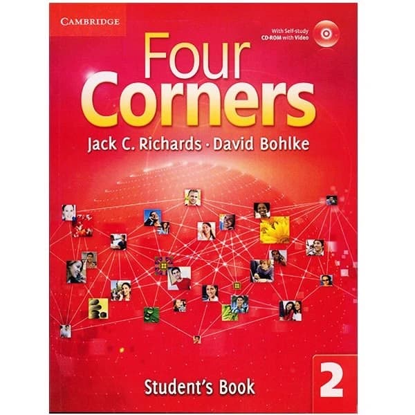 کتاب زبان Four Corners 2 Students Book + Workbook کد K8782