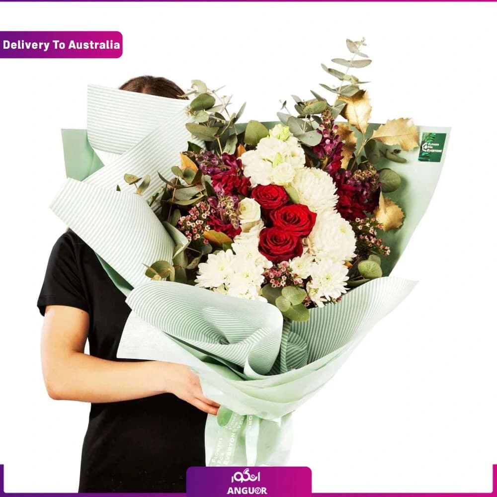 دسته گل کریسمس مبارک (ارسال گل به استرالیا)