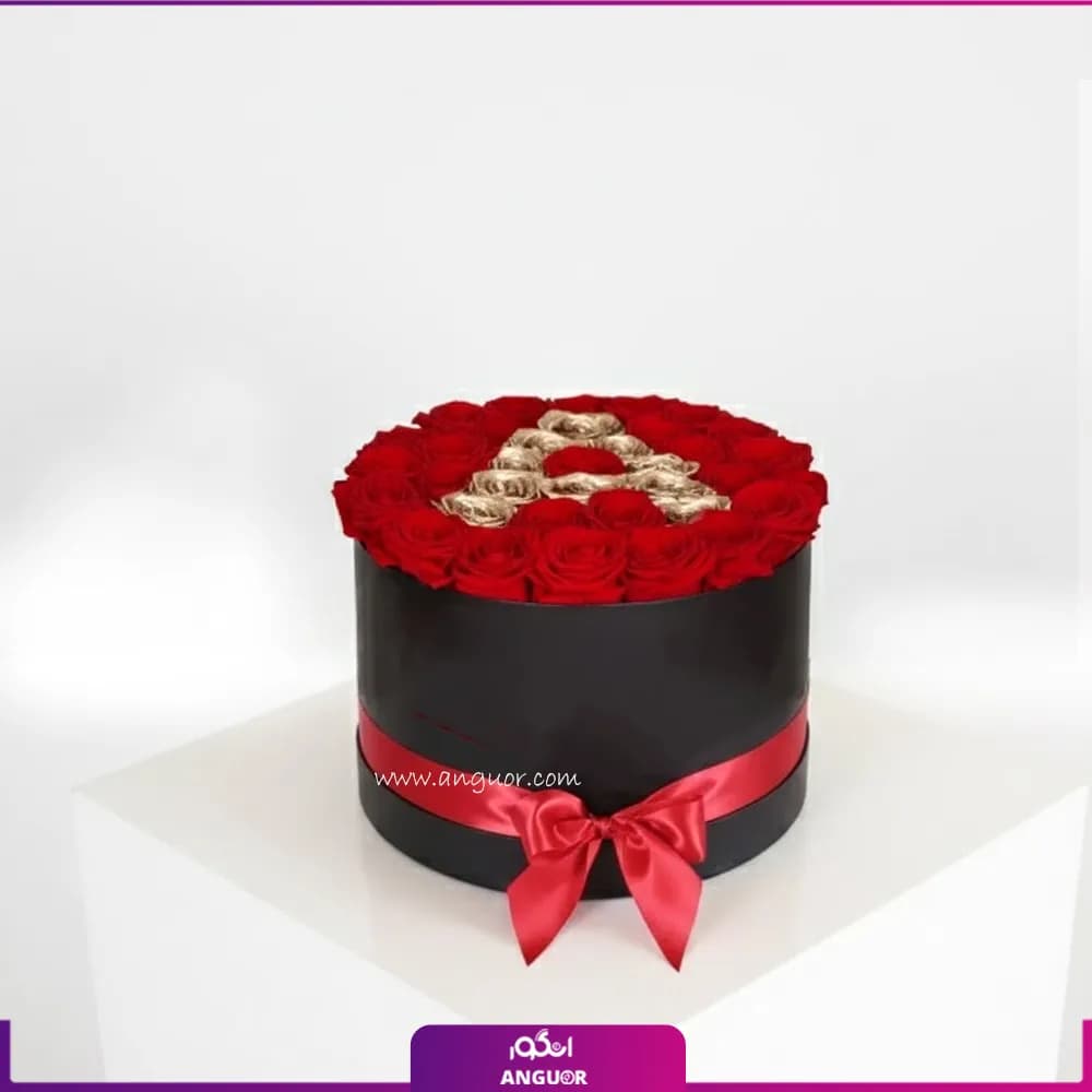جعبه گل حرف اول اسم A