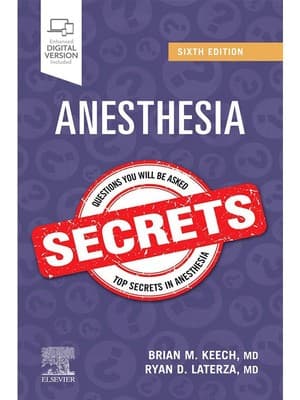 دانلود کتاب Anesthesia Secrets 6th Edition