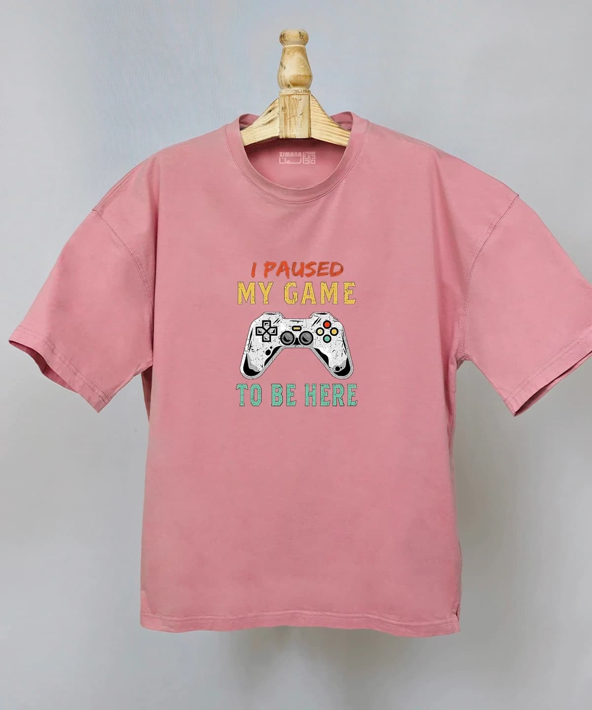تیشرت لش مردانه و زنانه مدل I Paused My Game — تصویر ۲