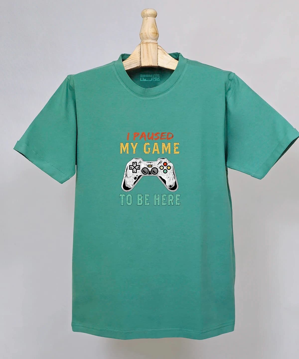 تیشرت مردانه و زنانه مدل I Paused My Game — تصویر ۳