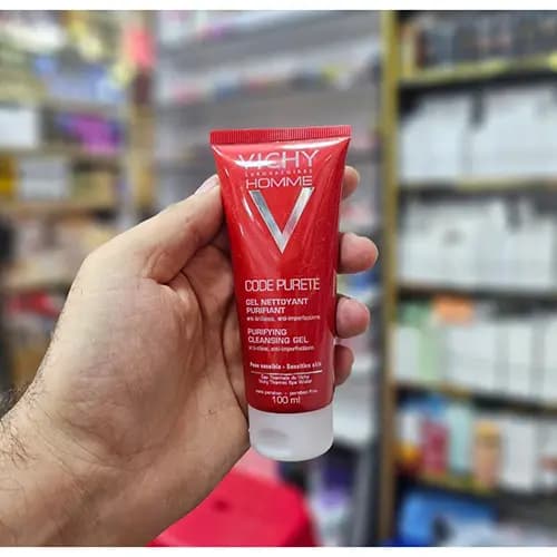 ژل شوینده صورت ویشی VICHY Homme Code Purete — تصویر ۲