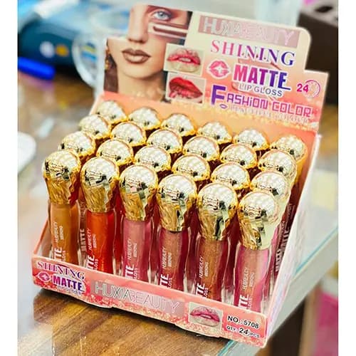 رژلب مایع شاین دار HUXIA BEAUTY – عمده — تصویر ۶