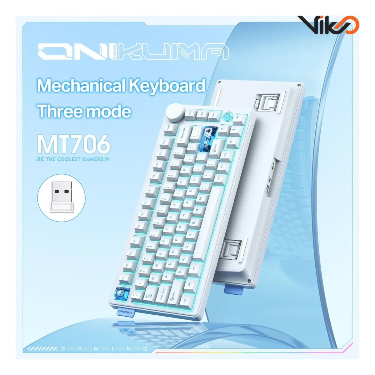کیبورد بی سیم گیمینگ اونیکوما MT706 — تصویر ۸