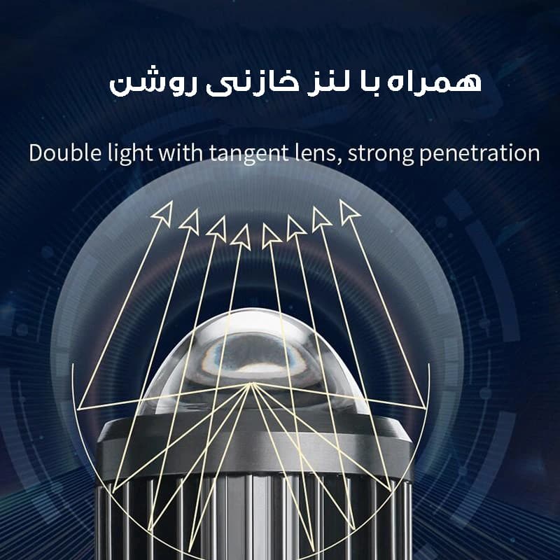 لامپ هدلایت موتور سیکلت — تصویر ۵