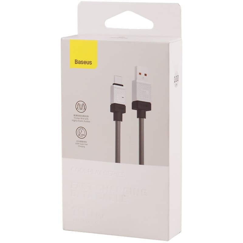 کابل فست شارژ Type-C باسئوس مدل CoolPlay Series CAKW00060 100W طول 1 متر — تصویر ۳