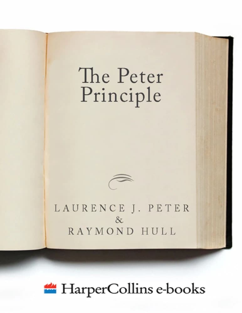 کتاب اصل پیتر (The Peter Principle) نسخه انگلیسی PDF | لارنس جی. پیتر