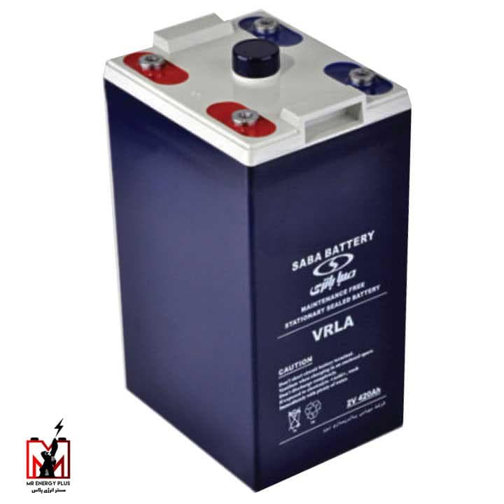 باتری یو پی اس 2 ولت 420 آمپر ساعت صبا باتری Saba Battery