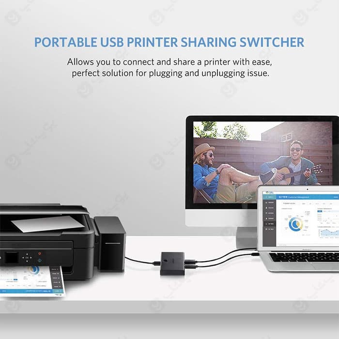 هاب سوئیچ 4 در 1 پورت 2.0 USB دستی یوگرین مدل 30346 US158 — تصویر ۲