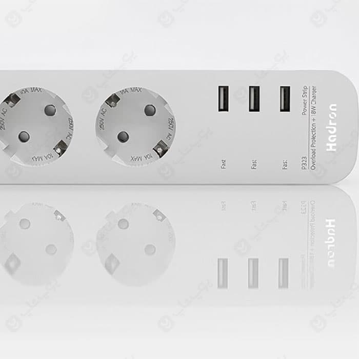 سه راهی برق ارت دار هادرون مدل Hadron P323 — تصویر ۳