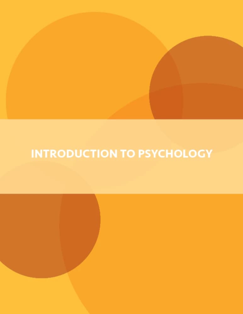 کتاب مقدمه ای بر روانشناسی (Introduction to Psychology) نسخه انگلیسی PDF