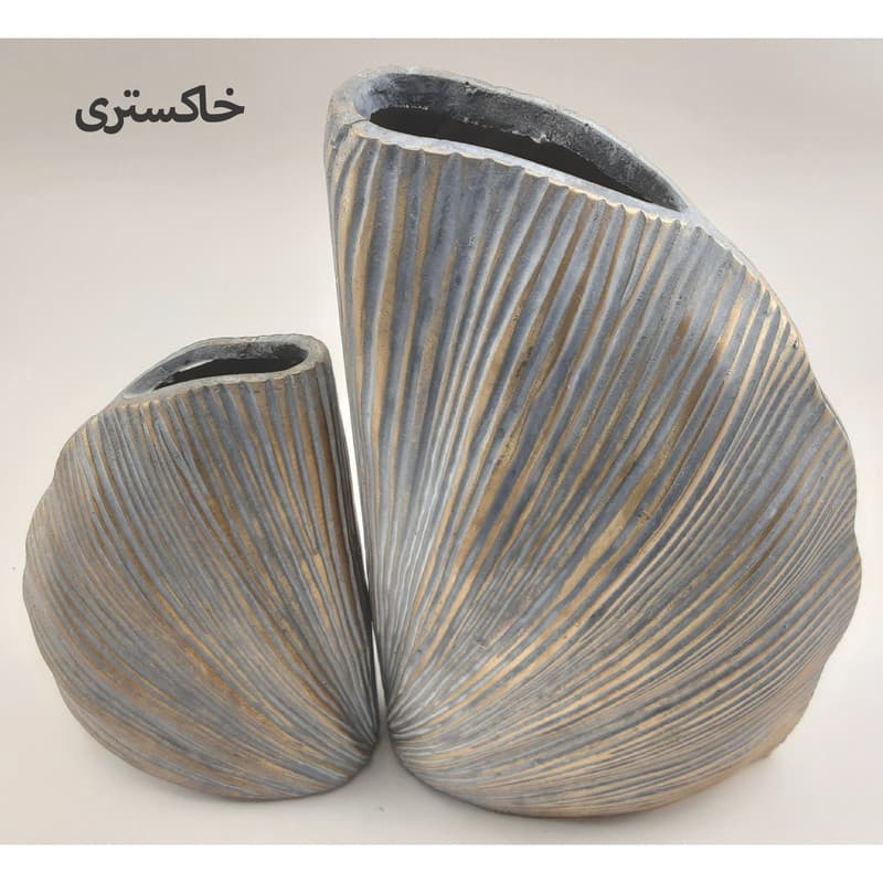 گلدان دکوری مدل آنتیک کد 661 مجموعه 2 عددی — تصویر ۲