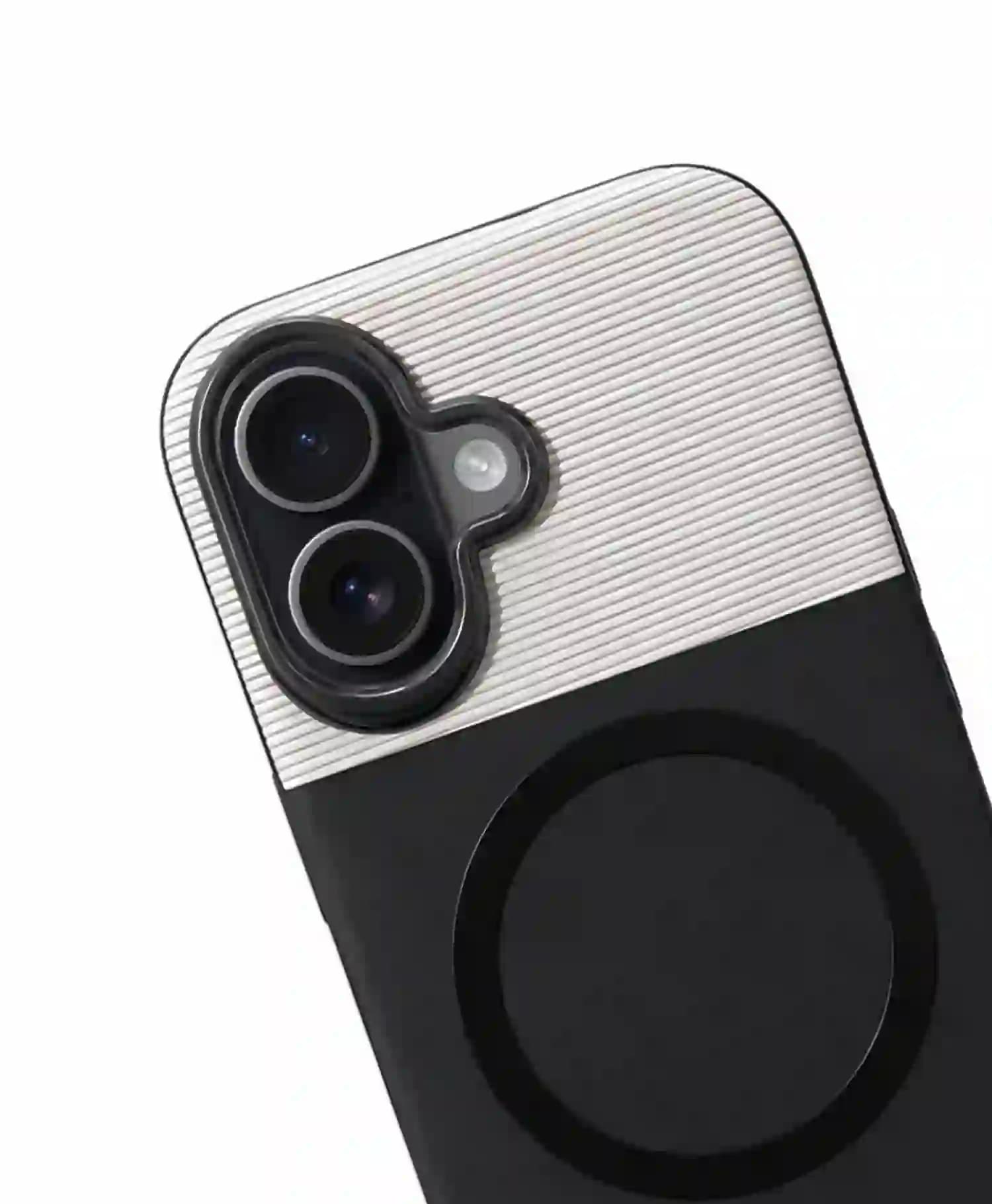قاب چرمی مگ سیف دار Stylish گوشی موبایل Iphone 17 — تصویر ۲