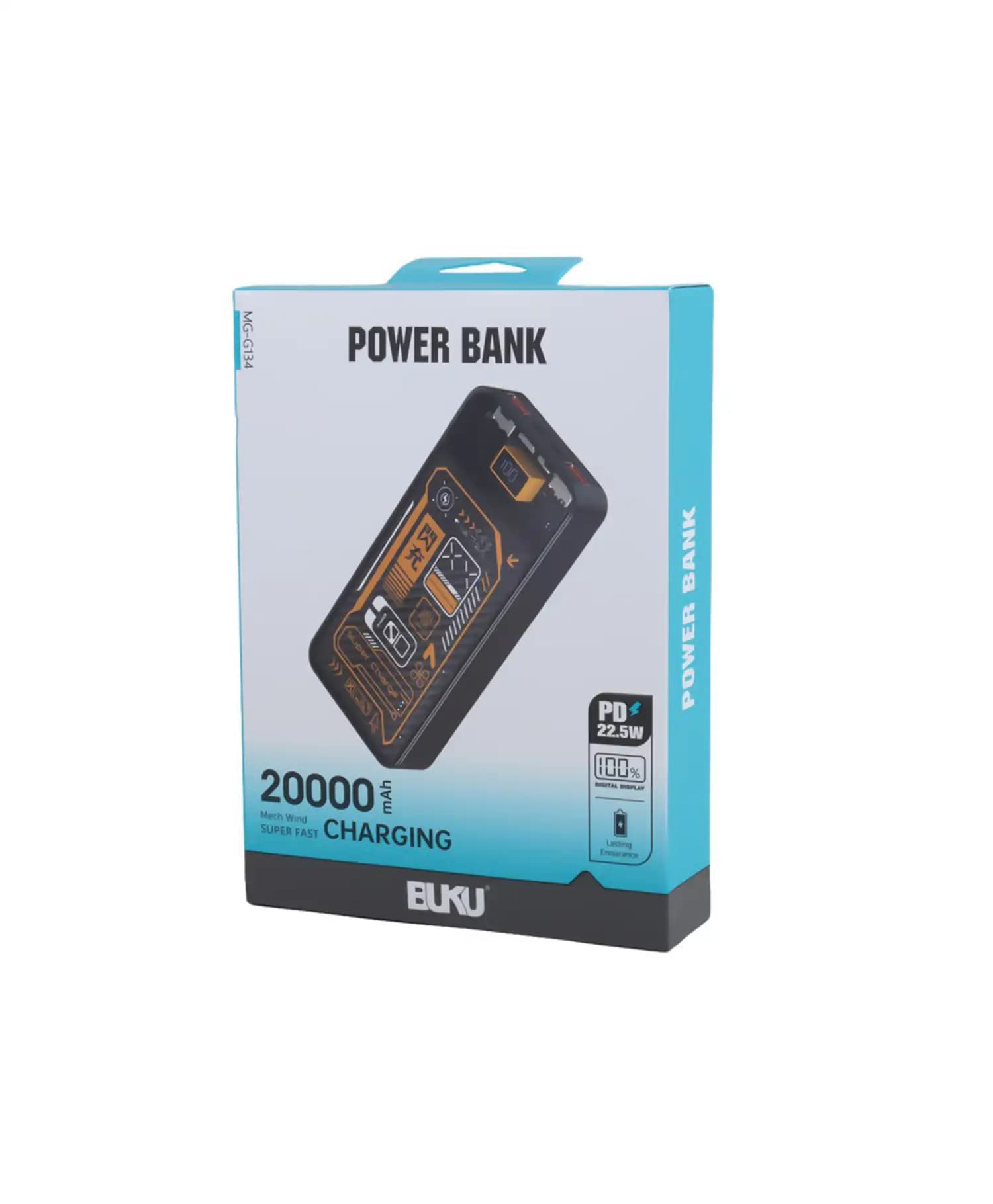 شارژر همراه بوکو مدل MG-G134 ظرفیت 20000 میلی آمپر — تصویر ۴