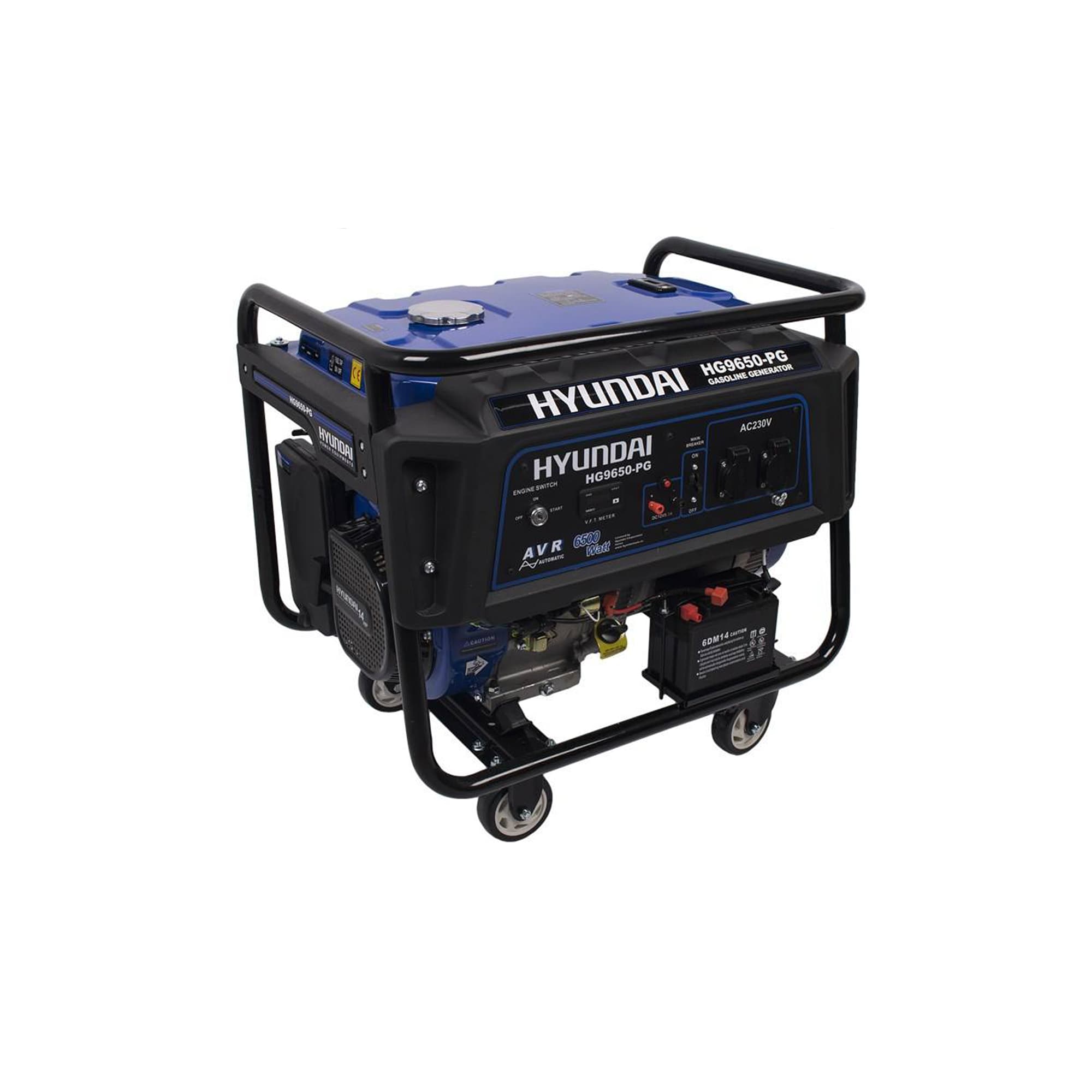 موتور برق 6.5 کیلو وات هیوندای مدل HG9650-PG — تصویر ۲