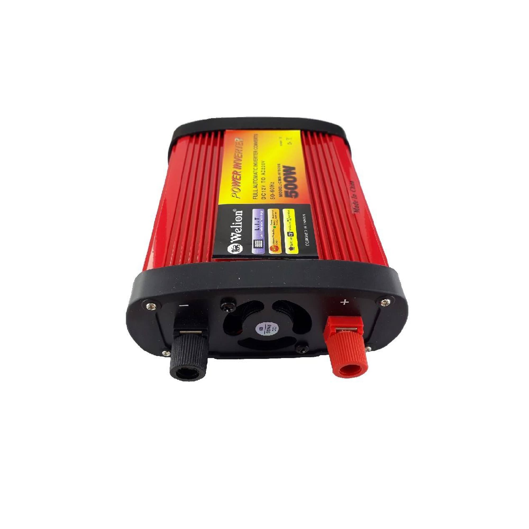 مبدل برق خودرو ویلیون مدل 12V-TO-220V-500W — تصویر ۲