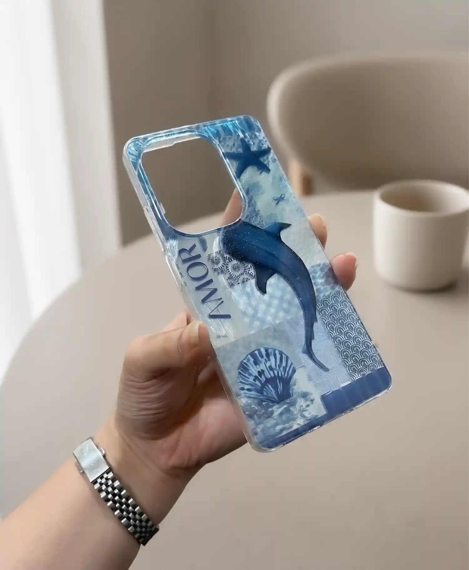 قاب هولوگرامی طرح وال Amor گوشی موبایل Redmi Note 13 Pro — تصویر ۴