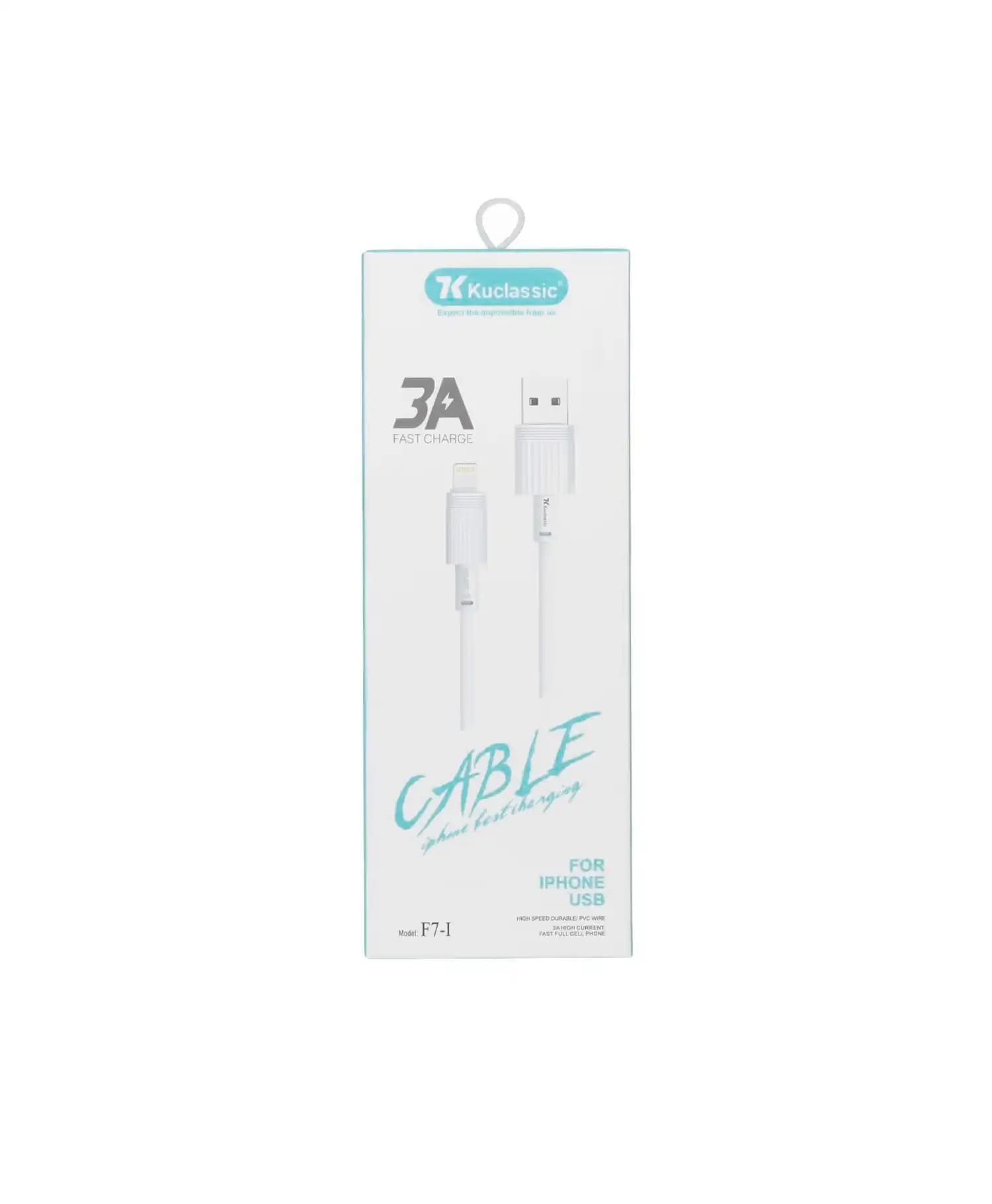 کابل تبدیل USB به Lightning کوکلاسیک مدل F7-I — تصویر ۳