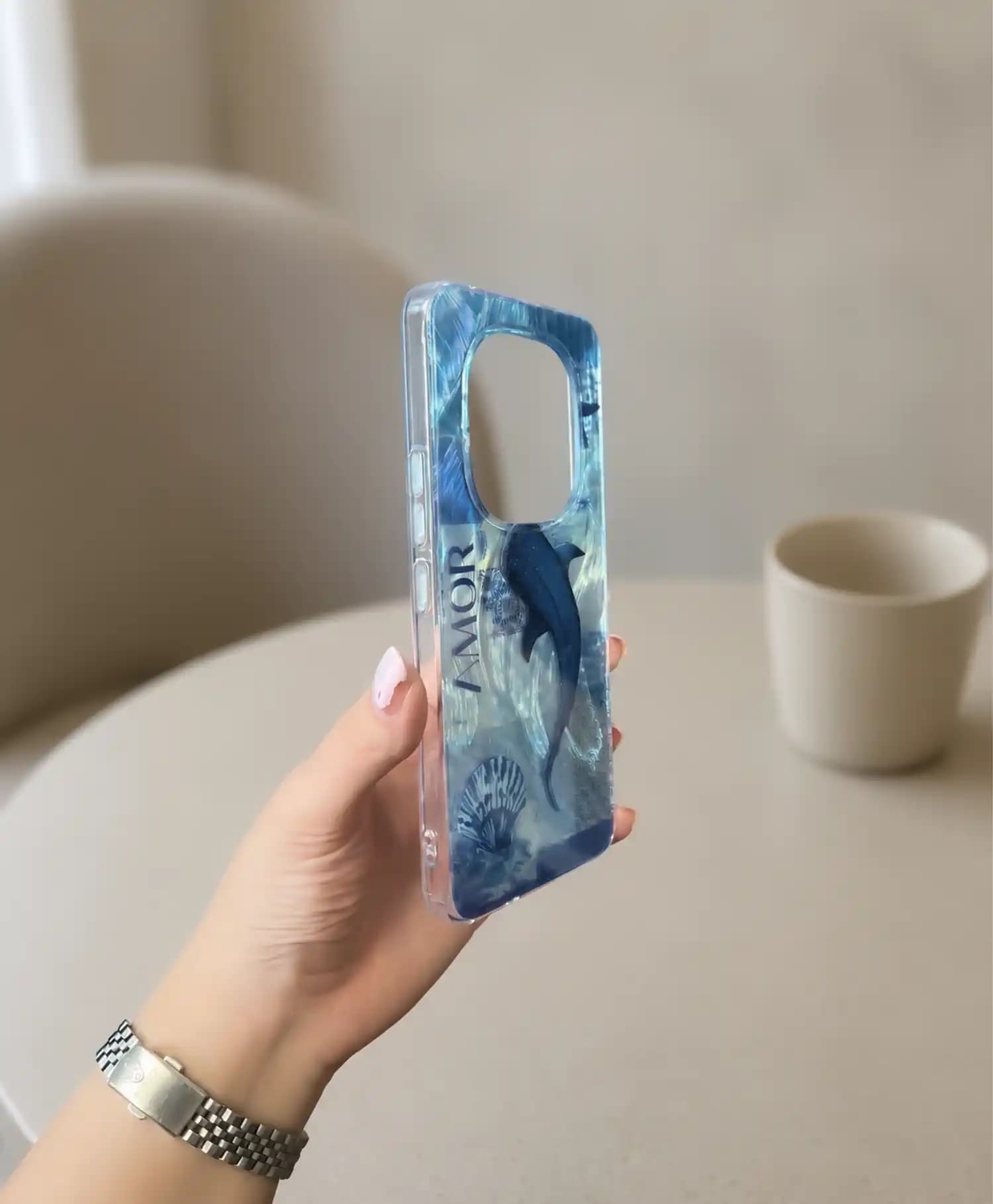 قاب هولوگرامی طرح وال Amor گوشی موبایل Redmi Note 15 Pro — تصویر ۴