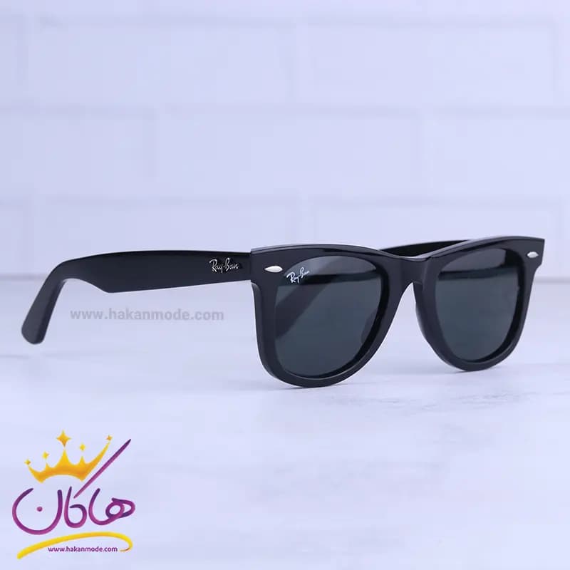 عینک آفتابی ری بن زنانه فریم ویفرر مشکی RB 2140-50/2 — تصویر ۴